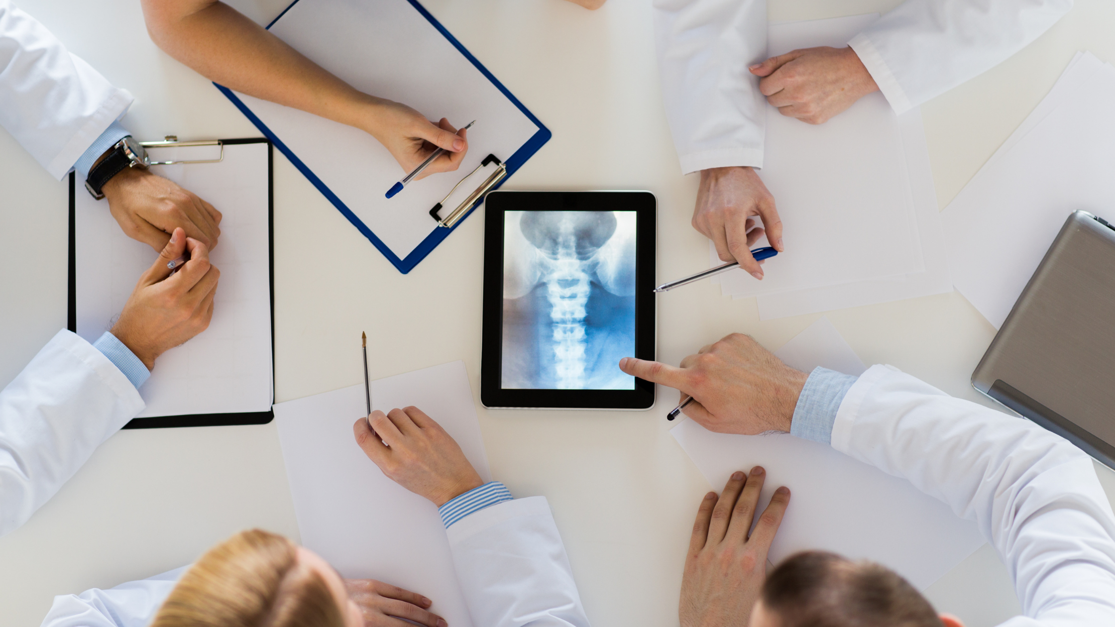 Nerve blocks x-ray of spine