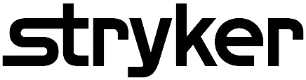 Stryker logo written in black letters